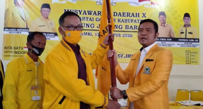 Terpilih Aklamasi, Ahmad Jahfar Terpilih Pimpin Golkar Tanjabbar