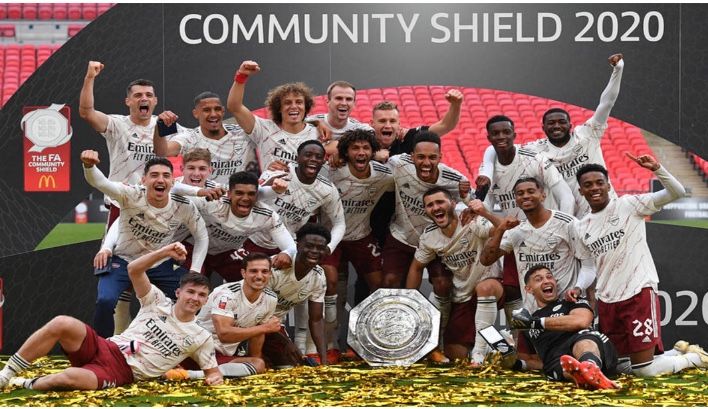 Arsenal Gulung Liverpool di Community Shield 