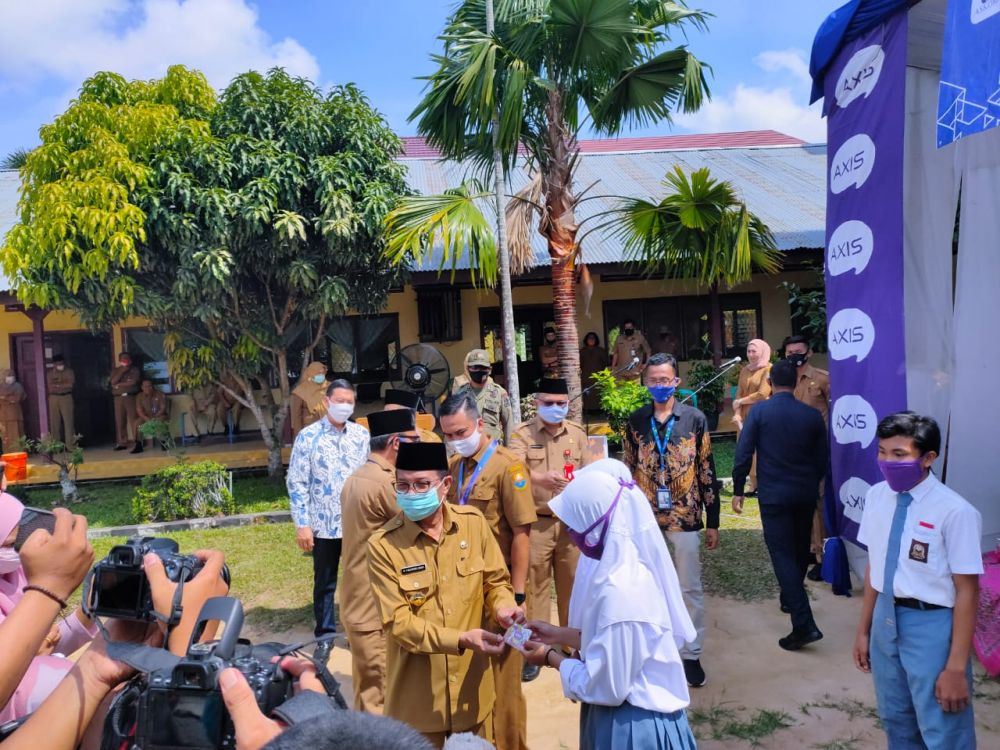 5 Ribu Siswa SMAN/SMKN di Provinsi Jambi Dapat Kuota Internet Gratis PJJ dari PT XL Axiata