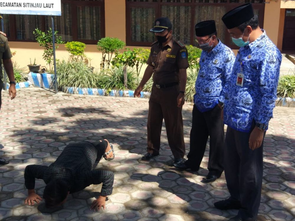 Hari ini Tim Gugus Covid-19 Kerinci Razia Masker, Tidak Pakai Masker Disanksi Langsung Dilapangan