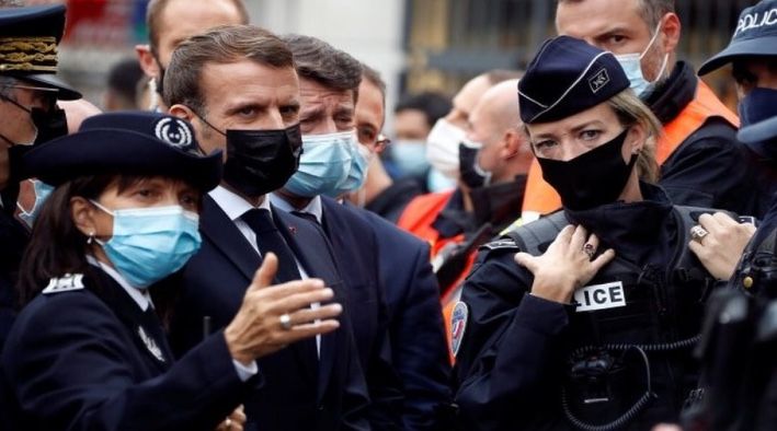 Pernyataan Presiden Macron soal Teror Keji di Gereja Nice, Lagi-Lagi Sebut Islam 