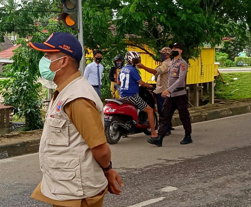 Dua Bulan Dirazia Kesadaran Warga Sarolangun Pakai Masker Masih Rendah