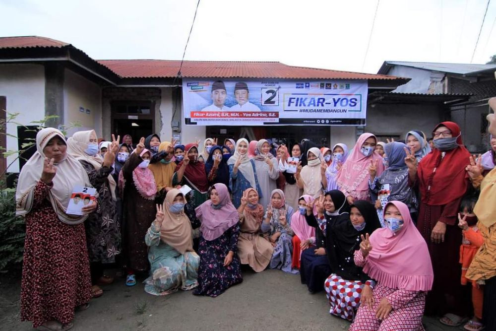 Demi Berlanjutnya Pemerataan Pembangunan, Tim Srikandi Desa Tanjung Solidkan Barisan Menangkan Fikar-Yos