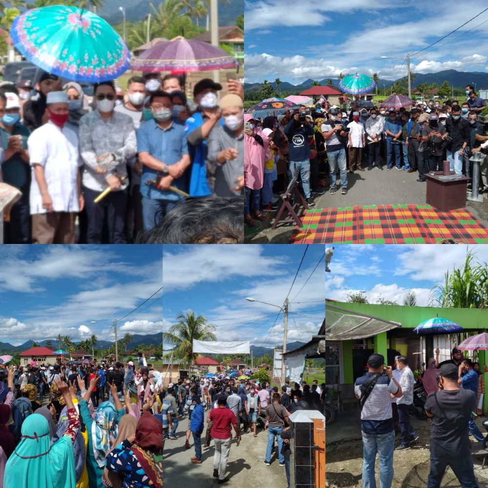 Didampingi Tokoh dan Kader PDIP, Fikar - Yos Disambut Gembira dan Didoakan Warga Koto Padang Jadi Walikota dan