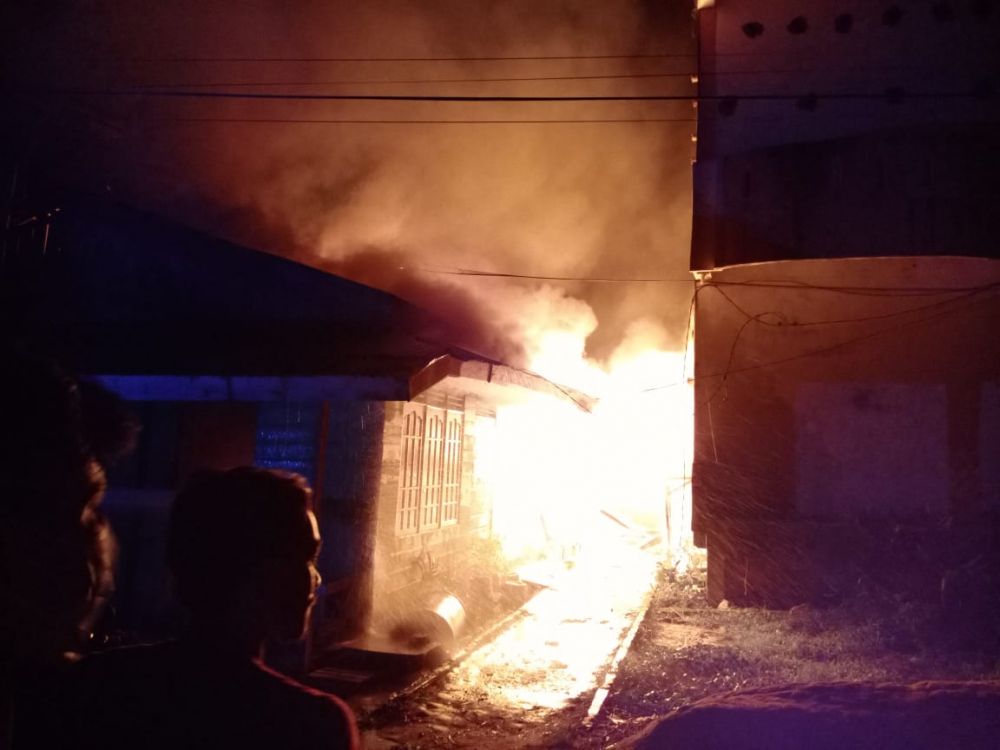 Rumah Bedeng di Tungkal Ludes di Lalap si Jago Merah