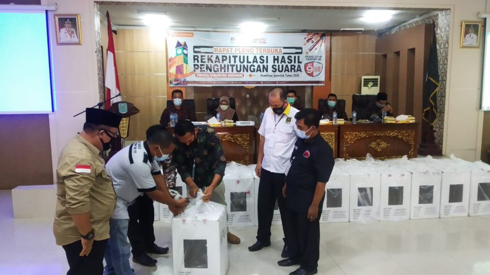 Hasil Pleno KPU Kabupaten Merangin, Pasangan Haris-Sani Unggul