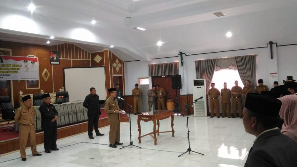 Siang Ini Bupati Kerinci Akan Lantik Puluhan Pejabat Eselon II, III, dan IV, Berikut Bocorannya !!!