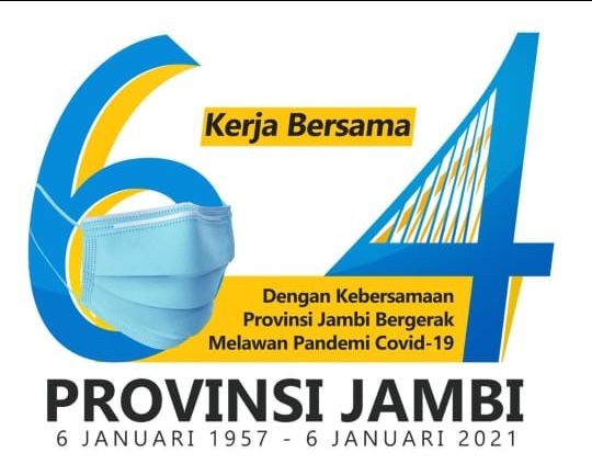 Logo HUT Provinsi Jambi Edisi Covid Resmi Dirilis, Johansyah : Sore Ini di Launching