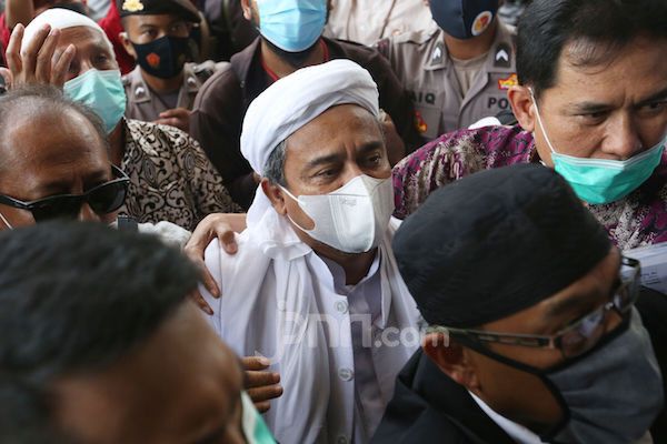 Rizieq Shihab Dilaporkan ke Bareskrim soal Lahan Ponpes Markaz Syariah Megamendung