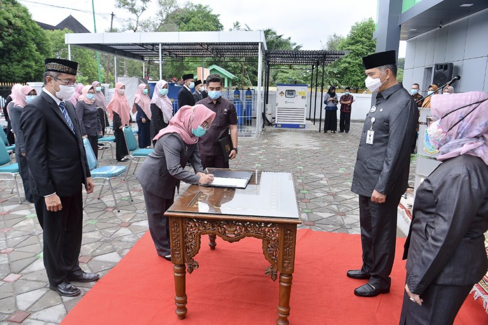 20 Kepala Puskesmas Tandatangani Pakta Integritas