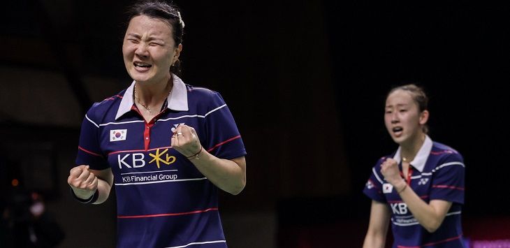 Revans Atas Kim/Kong, Lee/Shin Juara Ganda Putri BWF World Tour Finals 2020