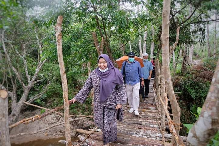 Bupati Masnah Jajal Wisata Alami Sungai Napal