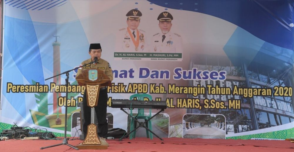 H Al Haris Resmikan 18 Proyek Fisik, Pelaksanaan APBN dan APBD 2018-2020