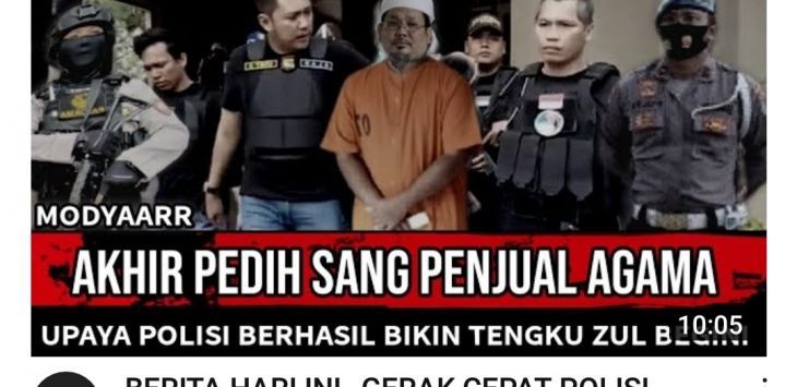 Ustadz Tengku Zul Marah Besar, Senin Depan Saya Adukan Mereka ke Mabes Polri