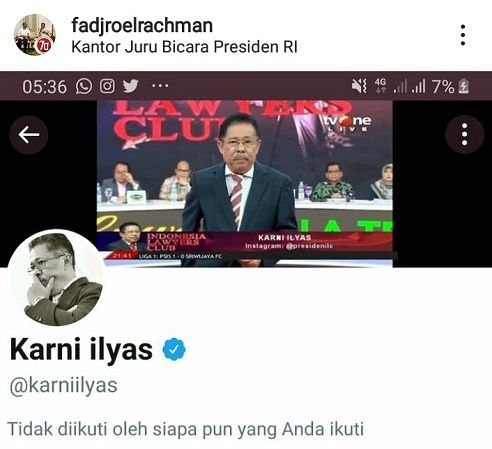 Akhirnya, Karni Ilyas Buka Blokir Fajroel Rachman