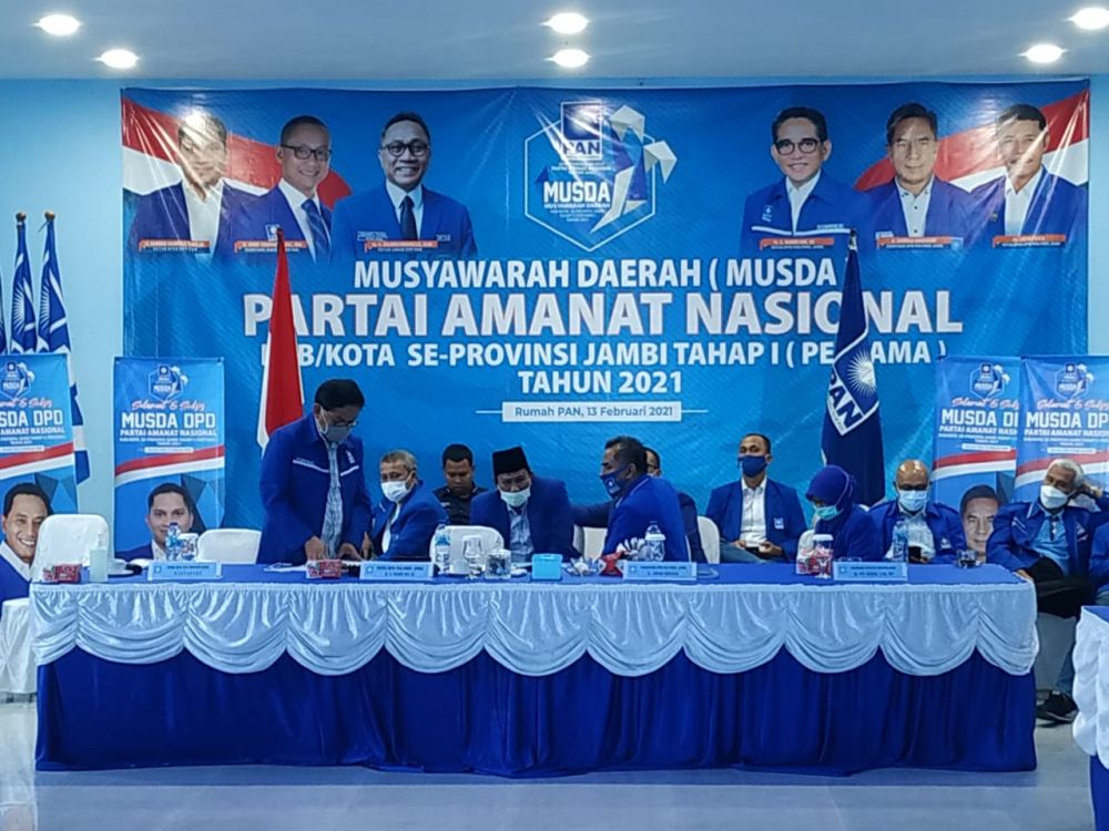 Musda PAN Tebo Rampung, Ini Formatur Terpilih