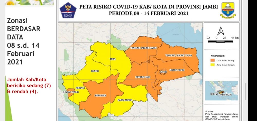 Ini Zona Covid-19 Kabupaten/Kota Terbaru, Berlaku Hingga 25 Februari Mendatang