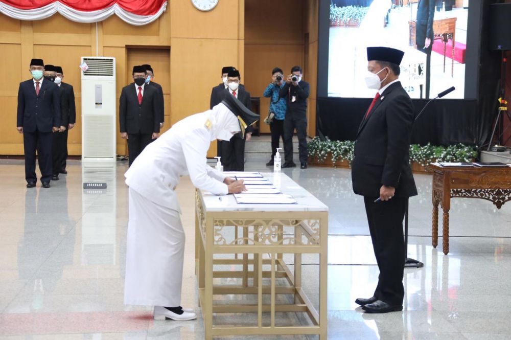 Jadi Perempuan Pertama dalam Daftar Gubernur Jambi, Nunung Ternyata Pernah Bertugas di Jambi