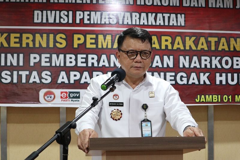 Reynhard : Mari Bersinergi Dalam Pemberantasan Narkoba di Lapas dan Rutan