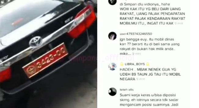 Wanita Viral Pakai Plat TNI Akhirnya Minta Maaf, Ternyata Buat Plat Bodong di Bandung