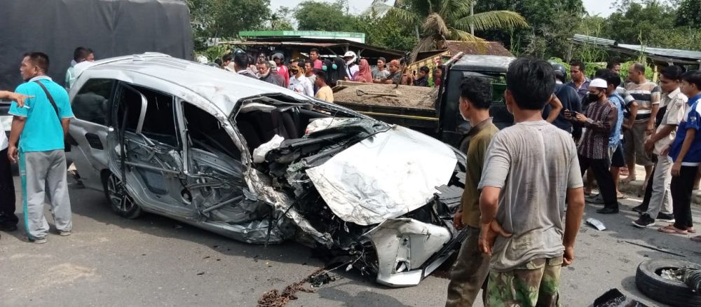 Tabrakan Beruntun di Tebo, Satu Pengendara Dilarikan ke ICU