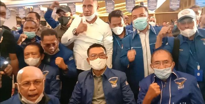 Hujan Sambut KSP Moeldoko di KLB Demokrat di Sumut, Langsung Terbang dari Jakarta