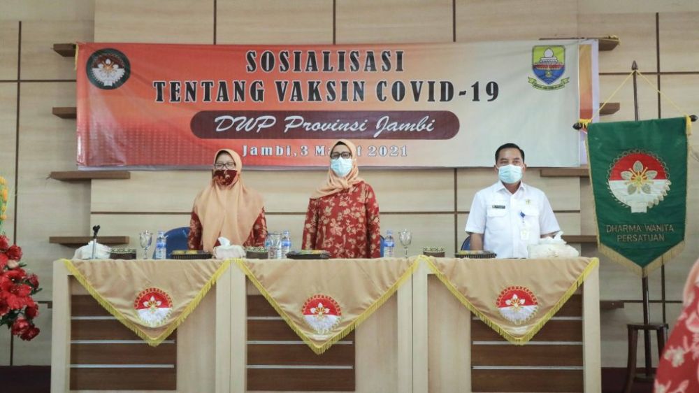 Ketua DWP Unja Sampaikan Capaian Kinerja 2020