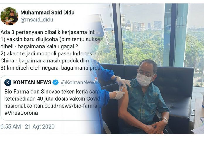 Said Didu di-Bully Karena Ikut Vaksin, Begini Pembelaannya