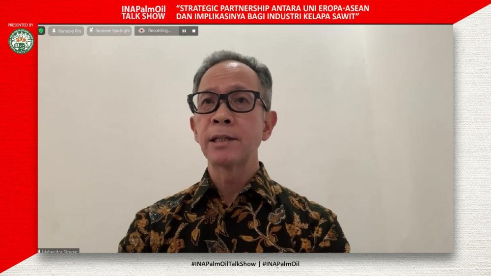 Mahendra Siregar: Indonesia Tuntut Standar Keberlanjutan Minyak Nabati Non Sawit