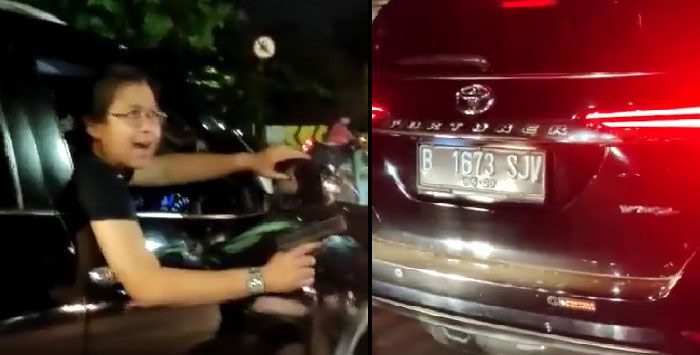 Supir Fortuner Todongkan Pistol ke Warga Usai Serempet Motor, Polda Metro: Sedang Kita Cari