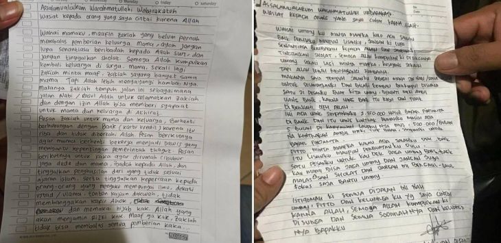 Surat Wasiat Zakiah Aini Dianalisa Grafolog, Hasilnya Ternyata Jauh Melenceng