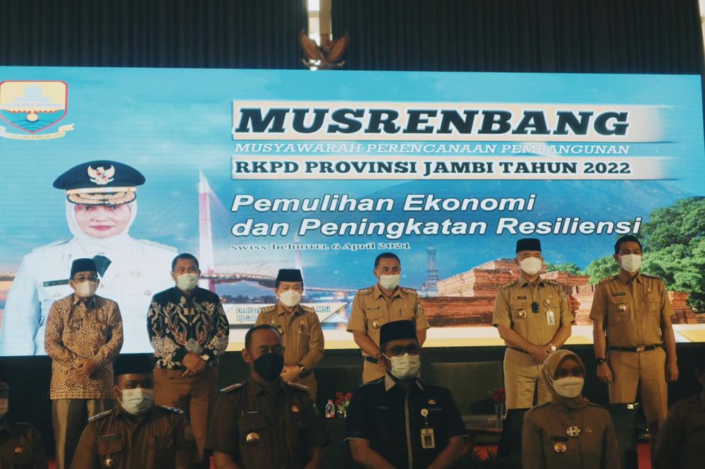 Bupati Anwar Sadat Hadiri Musrembang RKPD Provinsi Jambi tahun 2022