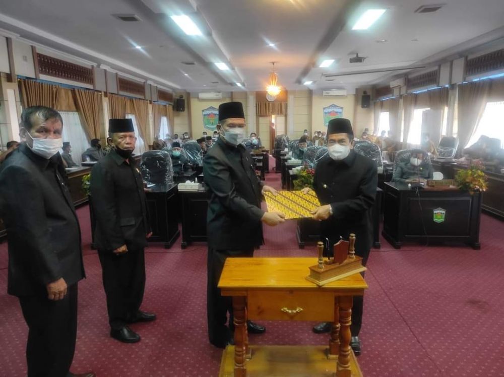 LKPJ APBD 2020 Wako Sungai Penuh Diterima Dewan