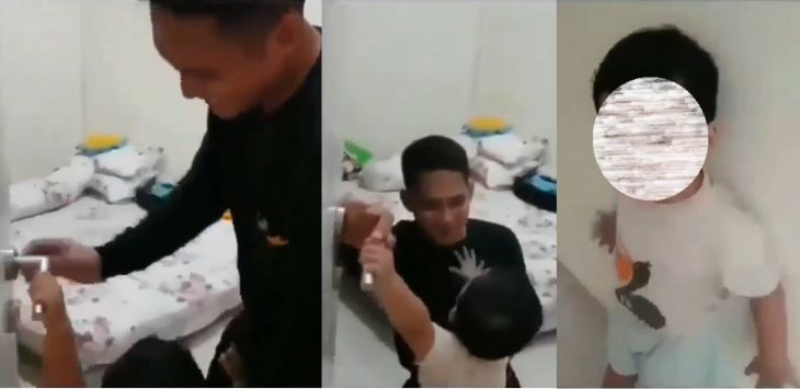 Merinding seperti Ada Firasat, Viral Video Anak Kunci Ayahnya di Kamar Larang Berangkat ke KRI Nanggala