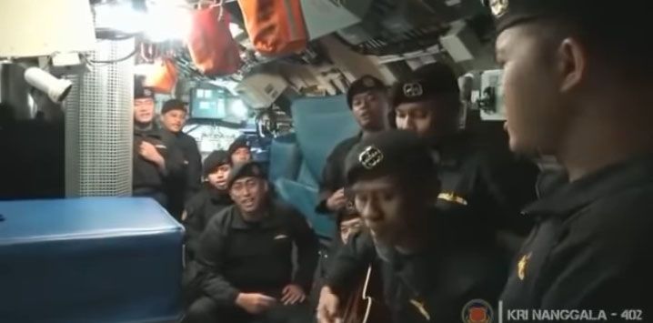 Merinding! Video ABK Kapal Selam Nanggala 402 Nyanyikan Lagu Sampai Jumpa