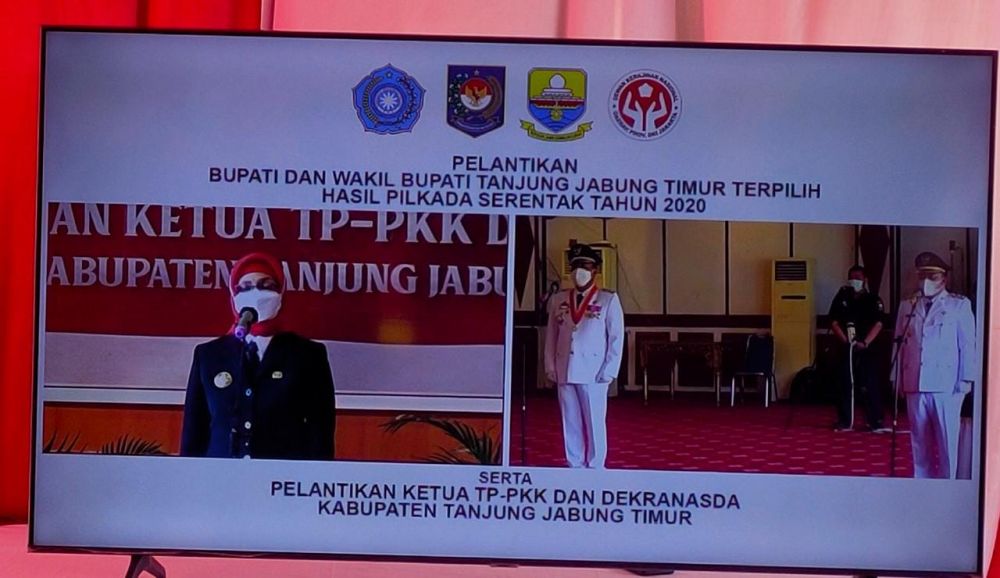 Sah ! Pj Gubernur Jambi Lantik Bupati/Wabup Tanjab Timur