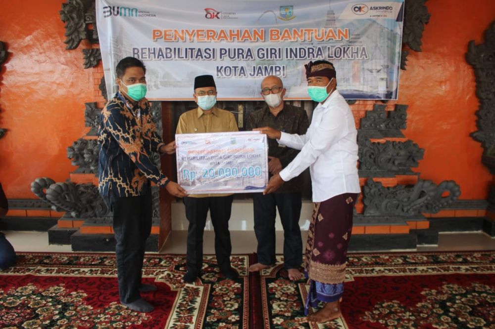 OJK dan Pemkot Jambi Apresiasi Penyerahan CSR Askrindo