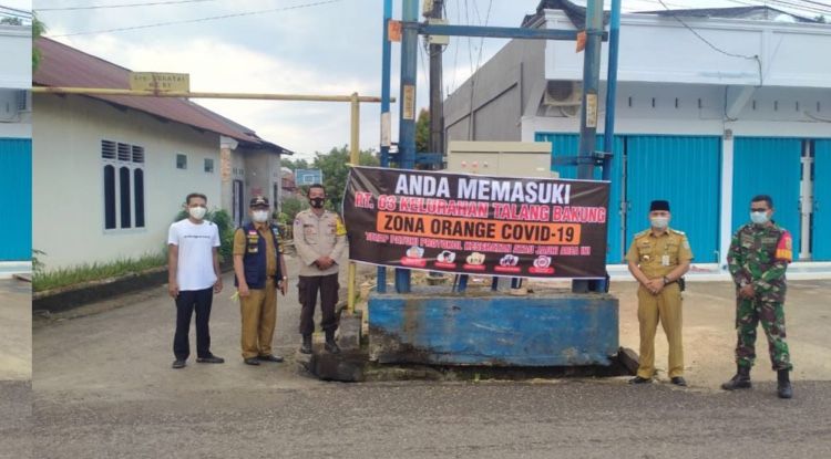 8 Orang Usia Remaja Positif Covid-19, RT 03 Talang Bakung Ditetapkan Zona Orange