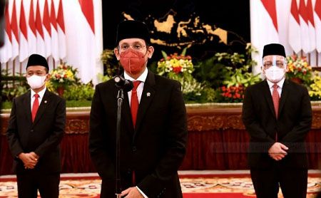 Nadiem Makarim: Alhamdulillah, Saya Mengucapkan Terima Kasih Atas Kepercayaan Bapak Presiden Joko Widodo