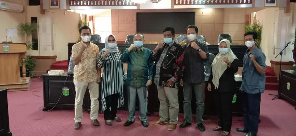 Wakil Ketua DPRD Syafriadi SH Terima Kunjungan Kerja DPRD Tanjung Jabung Timur