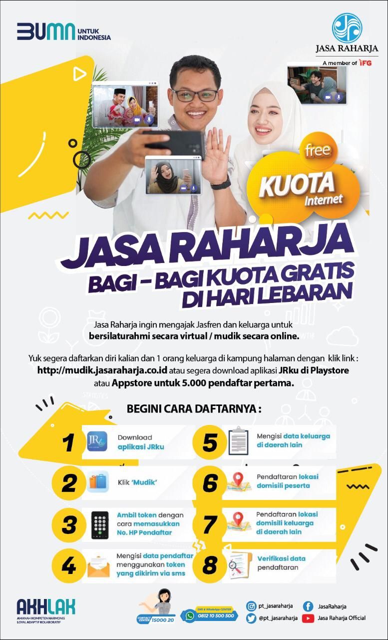 MOL-AE, Mudik Online Ala Jasa Raharja