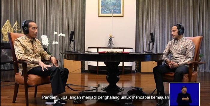 Nadiem Podcast Bareng Jokowi, Rahasia Presiden Terungkap, Tipe Orang Tak Mau Kalah