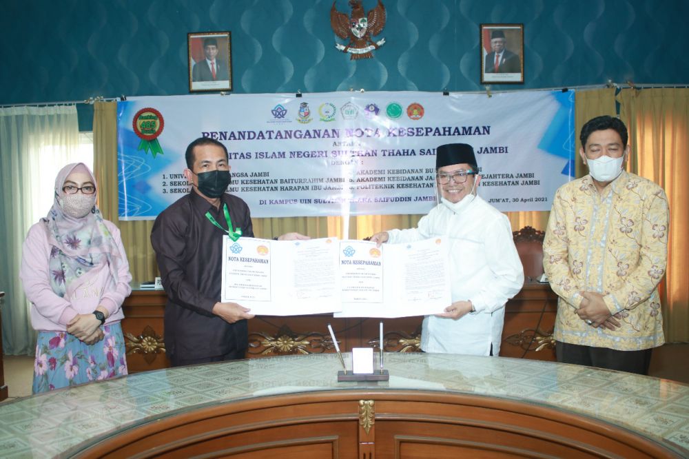 UIN STS Jambi Gelar MOU Dengan 6 Lembaga Pendidikan Kesehatan di Provinsi Jambi