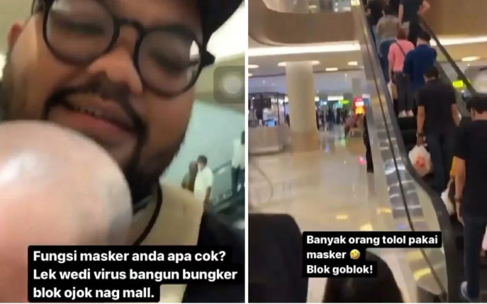 Polisi Surabaya Tangkap Pria Berewok Sebut Pemakai Masker Orang Goblok