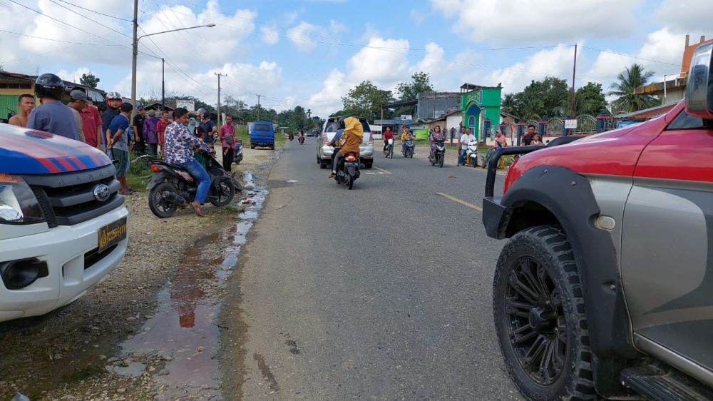 Di Sarolangun, Laka Lantas, Satu Penggendara Meninggal Dunia