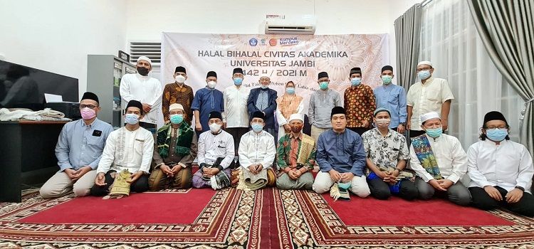 Halal Bihalal Civitas Akademika Unja Secara Virtual