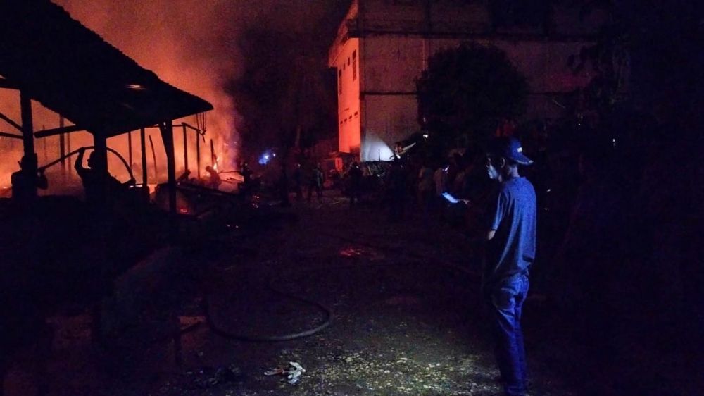 Di Sarolangun, Dilalap Sijago Merah, Delapan Bedeng Hangus Terbakar