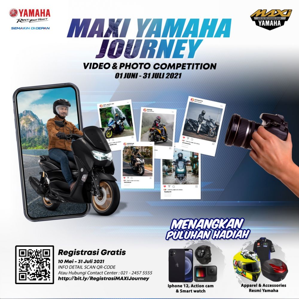 MAXI Yamaha Journey, Berhadiah Iphone 12 