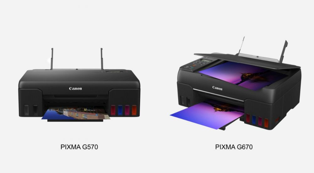 Canon PIXMA G570 & G670, Printer Ink Tank 6 Warna