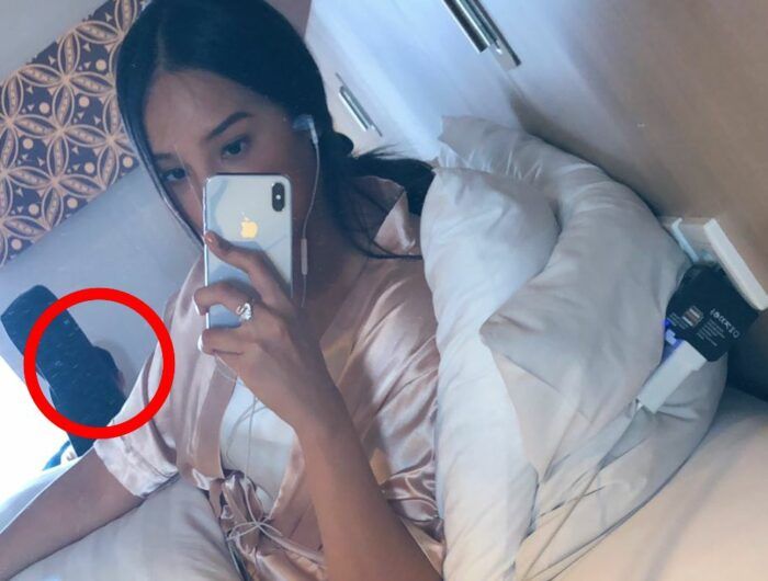 Heboh! Anya Geraldine Baring Manja Dalam Hotel, Ada Sosok Pria Misterius!